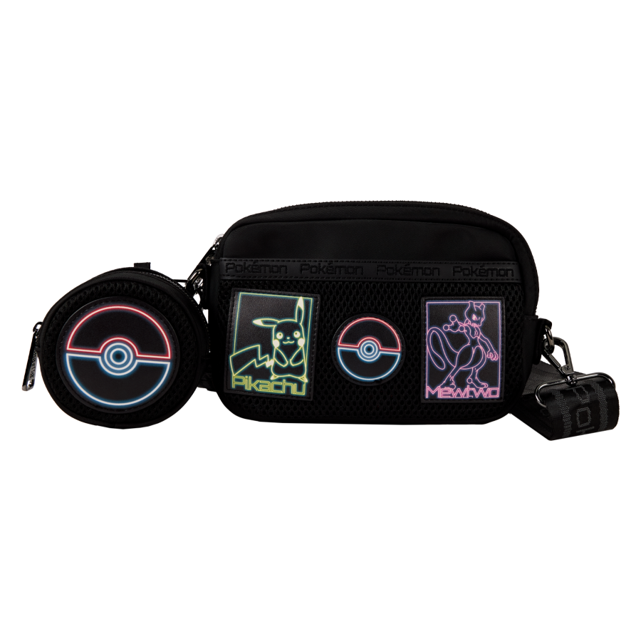 Loungefly: Pokemon - Neon Sign Sling Bag