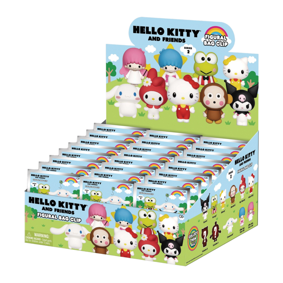 Hello Kitty - 3D PVC Bag Clips Series 2 Blind Bag *ASSORTED*