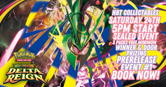 ⚡👑 Pokémon TCG: DELTA REIGN PRERELEASE #1 👑⚡ TICKET  24/10/2026
