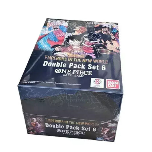 One Piece Card Game: Sealed Double Pack Display – Emperors in the New World [DP-06]