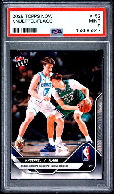 2025 TOPPS NOW #152 KNUEPPEL/FLAGG [PSA 9]