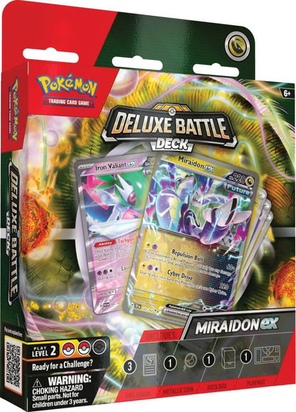 POKÉMON TCG Miraidon ex / Koraidon ex Deluxe Battle Deck & Starter Packs