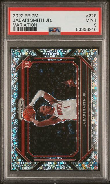 2022 PANINI PRIZM #228 JABARI SMITH JR. VARIATION [PSA 9]