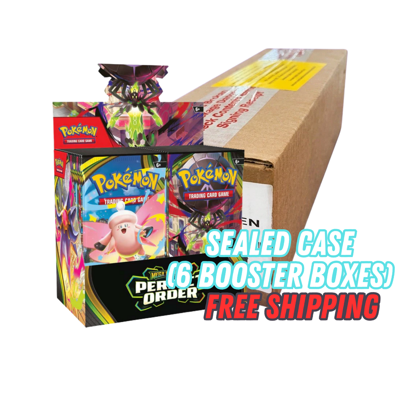 Pokemon TCG: Perfect Order FACTORY SEALED Case (6 Booster Boxes)
