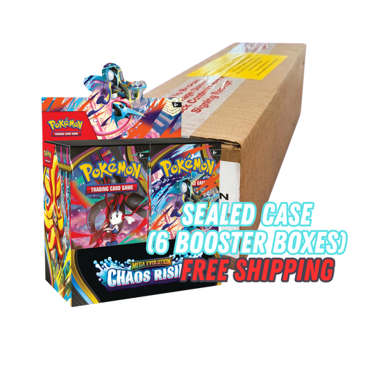 Pokemon TCG: Chaos Rising FACTORY SEALED Case (6 Booster Boxes)