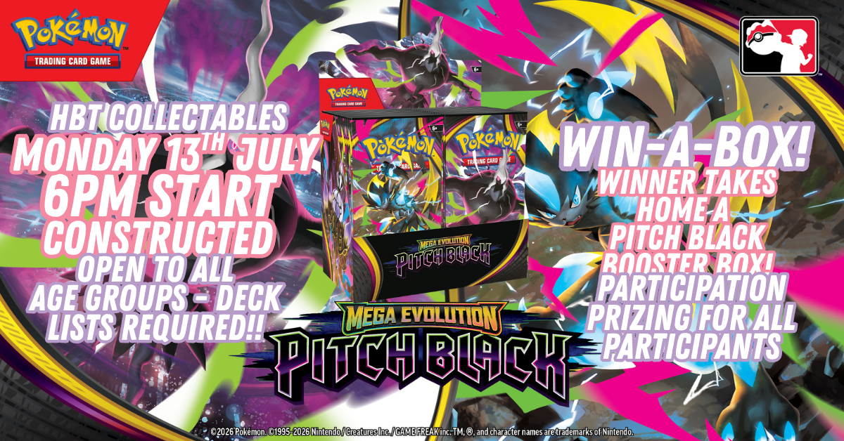 🔥 Pokémon TCG: Pitch Black WIN-A-BOX! 🔥 Monday 13th July, 2026