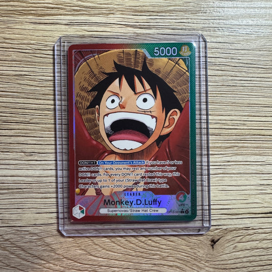Monkey.D.Luffy (001) (Alternate Art) L Carrying On His Will OP13-001 NM