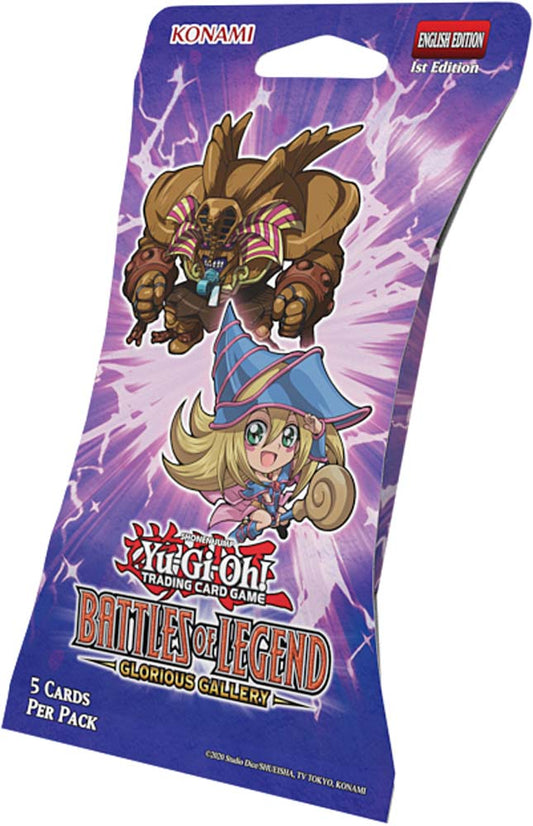 Yu-Gi-Oh! TCG: Battles of Legends: Glorious Gallery 5 x Card Blister