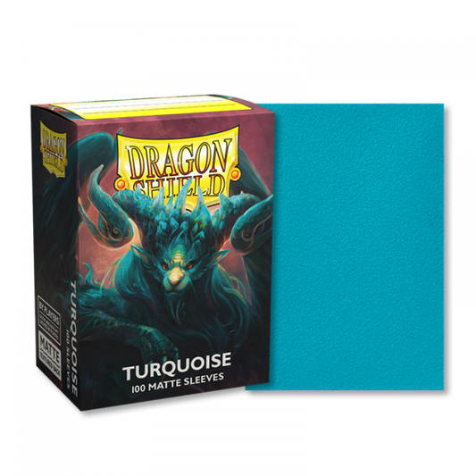 Dragon Shield: Sleeves – Matte – Turquoise