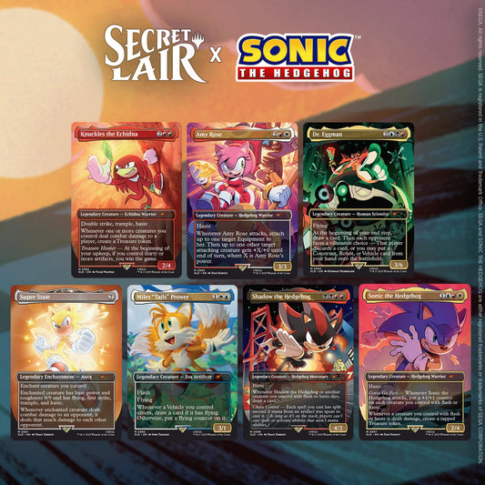 Magic: The Gathering Secret Lair x Sonic: Friends and Foes Regular Edition