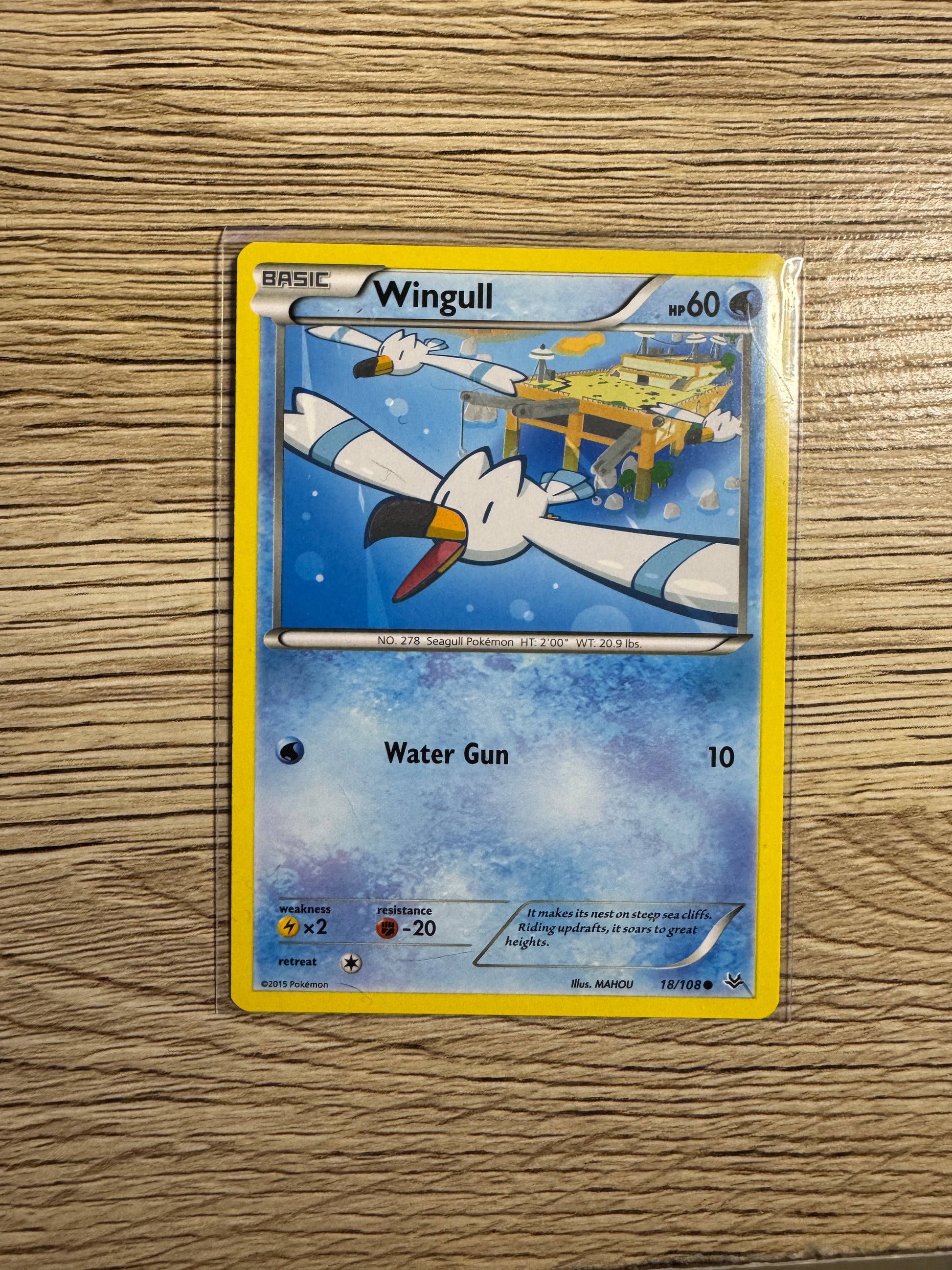 Wingull Common XY - Roaring Skies 18/108 NM