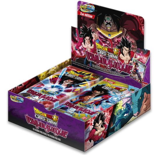 Dragon Ball Super - Vermilion Bloodline Card Game 2nd Edition Booster Box (24 Packs)