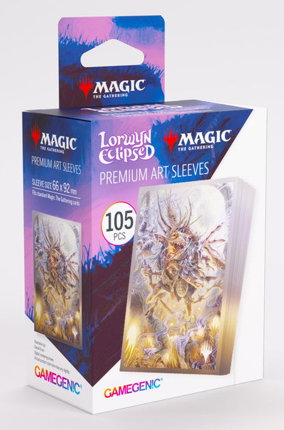 Gamegenic - Magic: The Gathering Lorwyn Eclipsed Premium Art Sleeves - Auntie Ool, Cursewretch (66mm x 92mm) (105 Sleeves Per Pack)