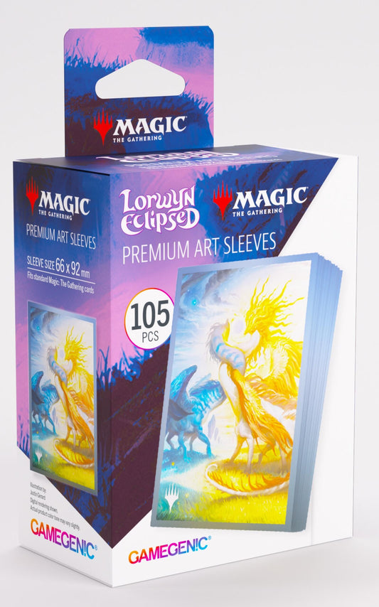 Gamegenic - Magic: The Gathering Lorwyn Eclipsed Premium Art Sleeves - Celestial Reunion (66mm x 92mm) (105 Sleeves Per Pack)