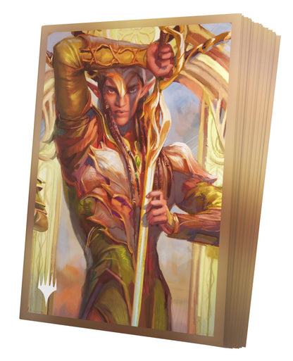 Gamegenic - Magic: The Gathering Lorwyn Eclipsed Premium Art Sleeves - Morcants Loyalist (66mm x 92mm) (105 Sleeves Per Pack)