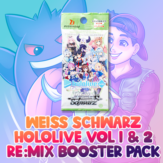 Weiss Schwarz Hololive Production Vol.1 & Vol.2 Re:Mix Booster Box - Factory Sealed 2024 Weiss Schwarz Hololive Production Vol.1 & Vol.2 Re:Mix Booster Box - Factory Sealed 2024