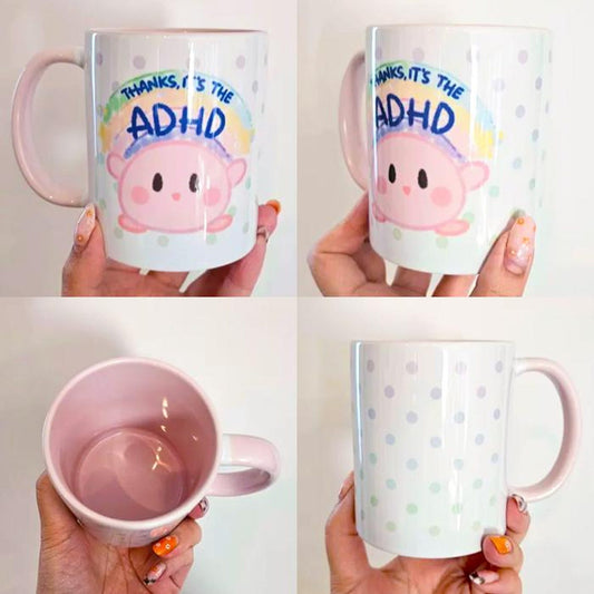 ilaikcake: Kirbs Mental Health Mugs 325ml (Assorted)