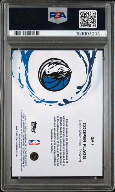 2025 TOPPS GENERATION NOW #GN-1 COOPER FLAGG [PSA 10]