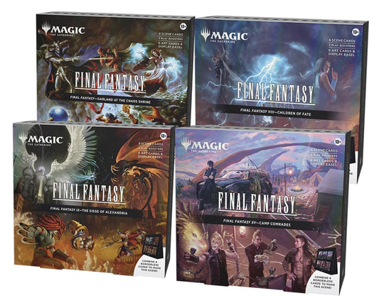 Magic: the Gathering Final Fantasy Holiday Release Scene Box (4 Set Display)