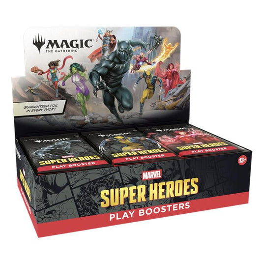 Magic: the Gathering - Marvel Super Heroes Play Booster Box (30 Boosters Per Display)