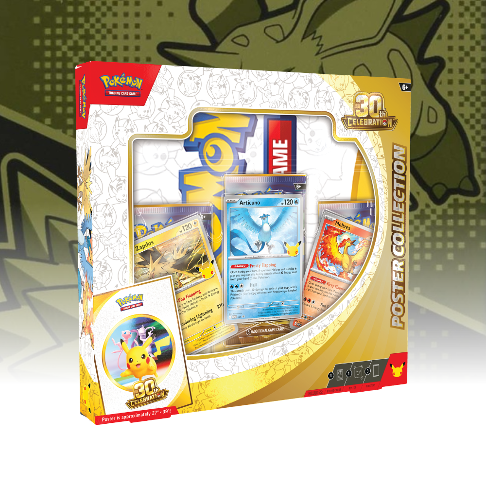 Pokemon TCG 30th Celebration Poster Box (Preorder)