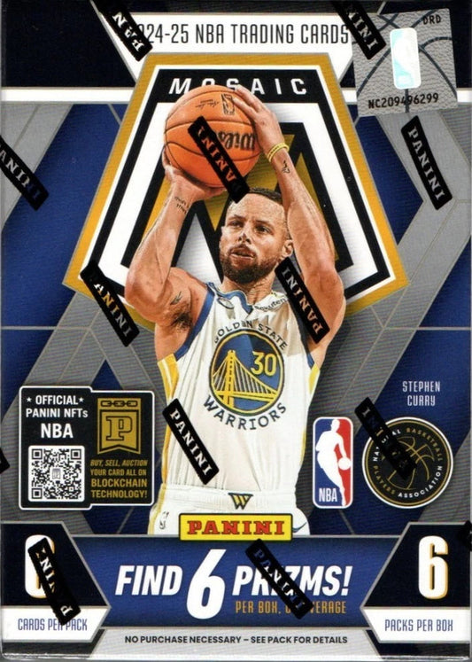 2025 Panini Mosaic Basketball Blaster - NBA Trading Cards