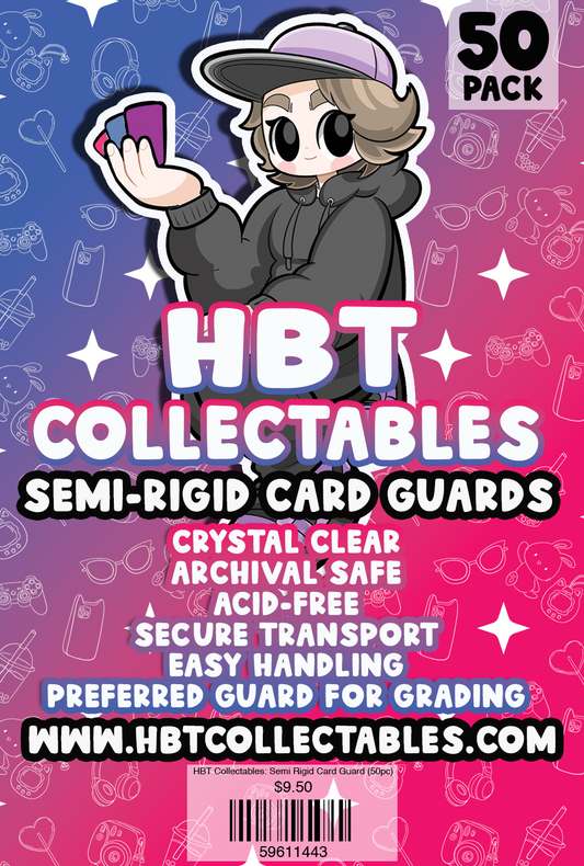 HBT Collectables: Semi Rigid Card Guard (50pc)